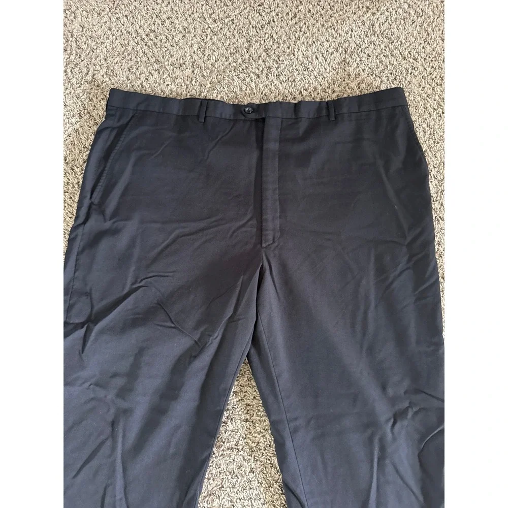 Stafford Men's Black Dress Pants Size 48x32